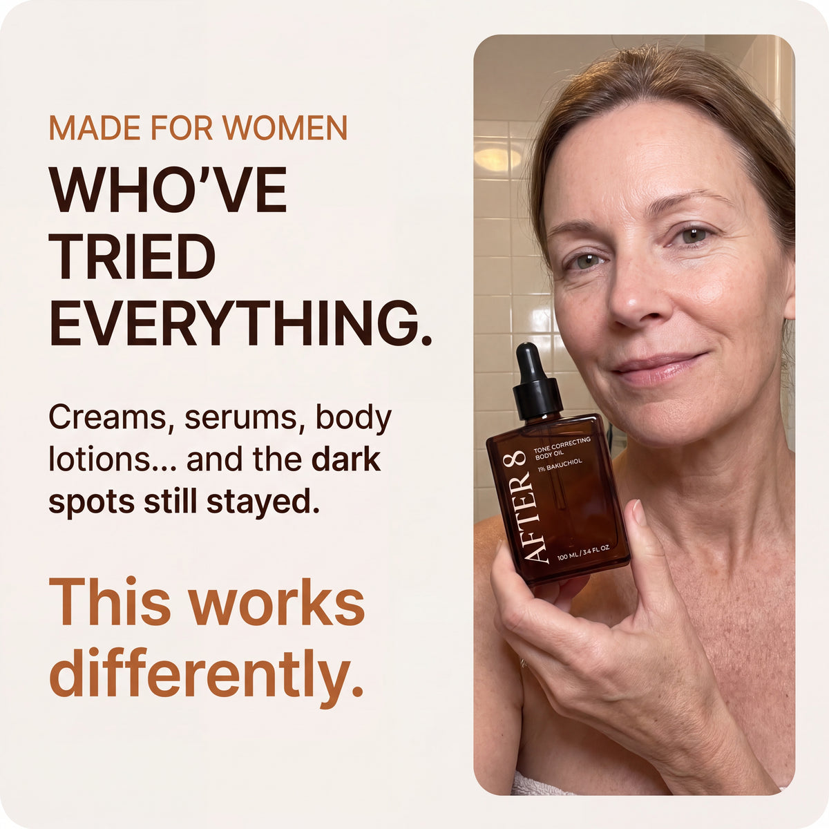 After 8 Tone Correcting Body Oil